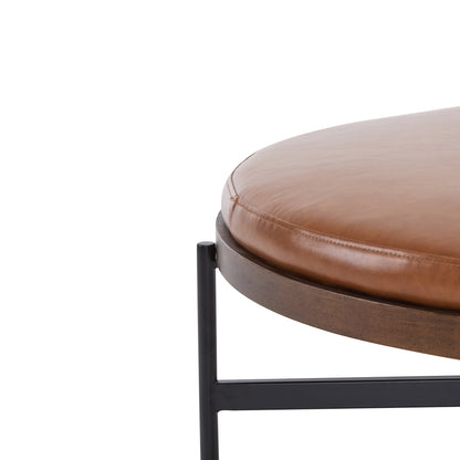 Lyricie Modern Round Ottoman Bench Table