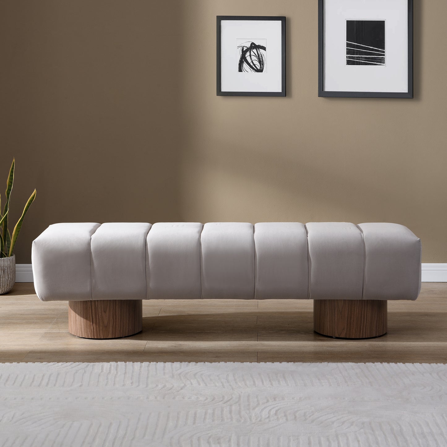 Eydian Upholstered Dining Bench for Dining Room