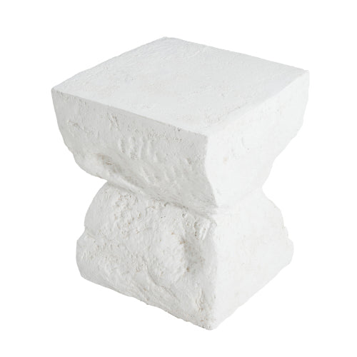 Caleo Outdoor Paito Modern Minimalist MGO Side Table, White