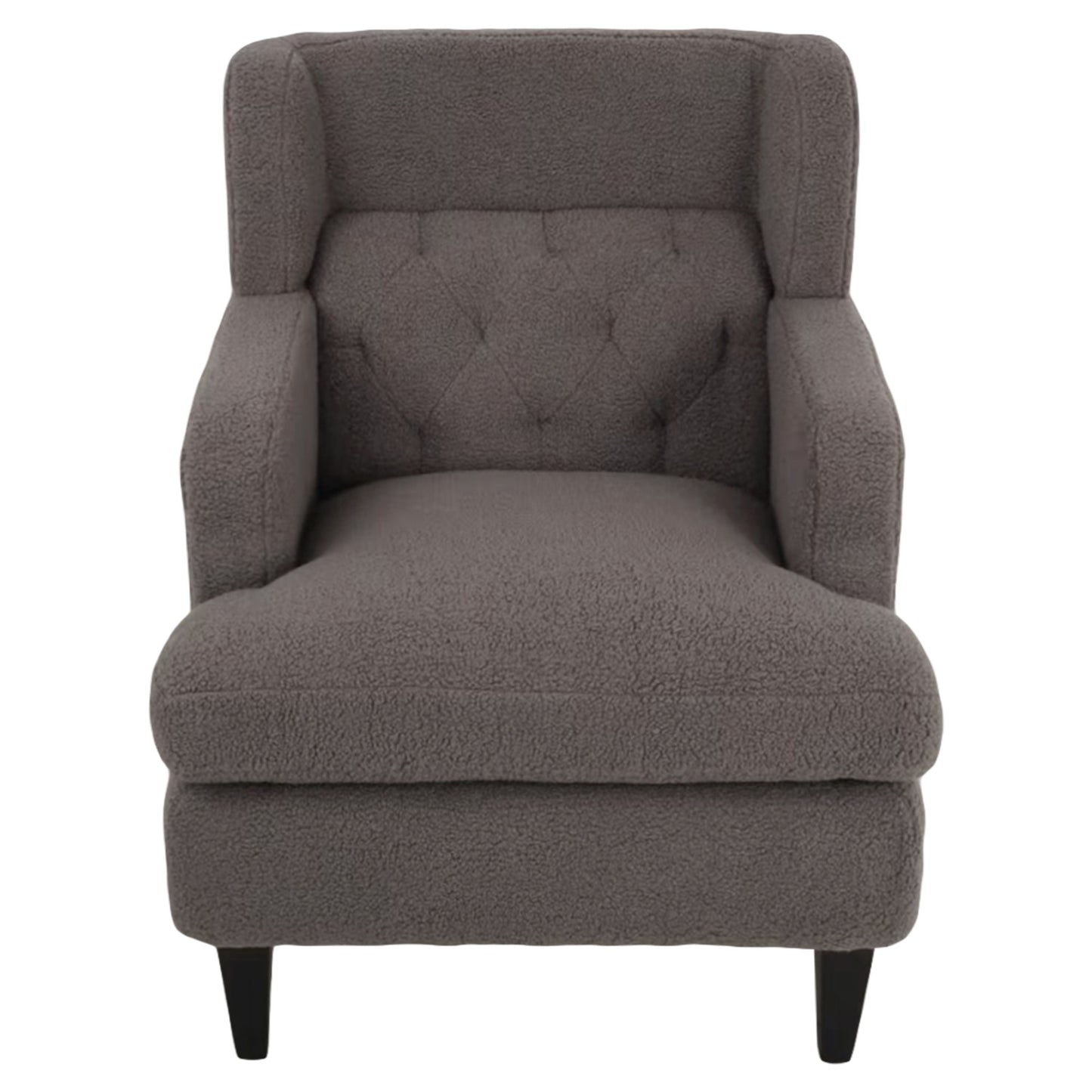 Dorelle Upholstered Accent Chair Tufted Armchair for Living Room and Bedroom