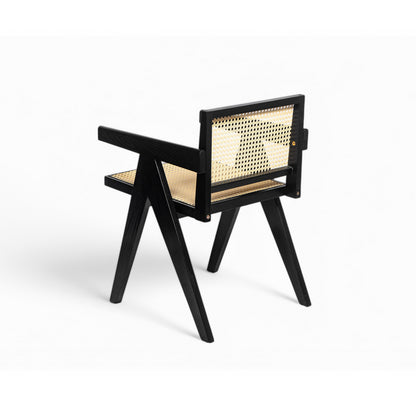 Chandiger Wood Arm Dining Chair,Set of 2