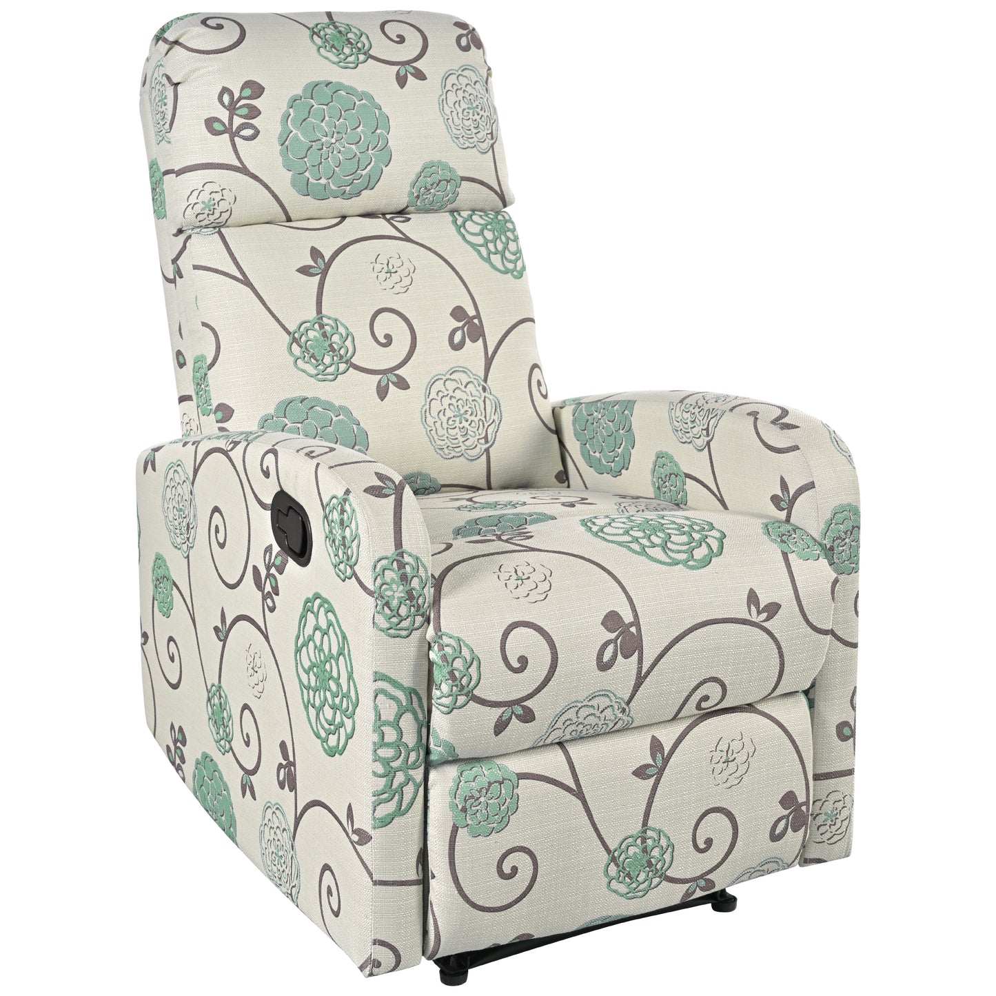 Elarra Modern Recliner Manual Recliner Home Theater Manual Recliner Chair with Adjustable Backrest