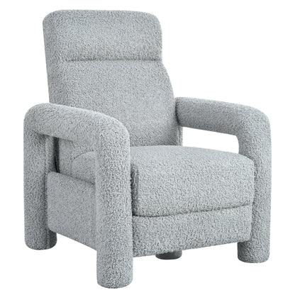 Zuvia Push Back Recliner Armchair Upholstered Recliner Chair Single Sofa