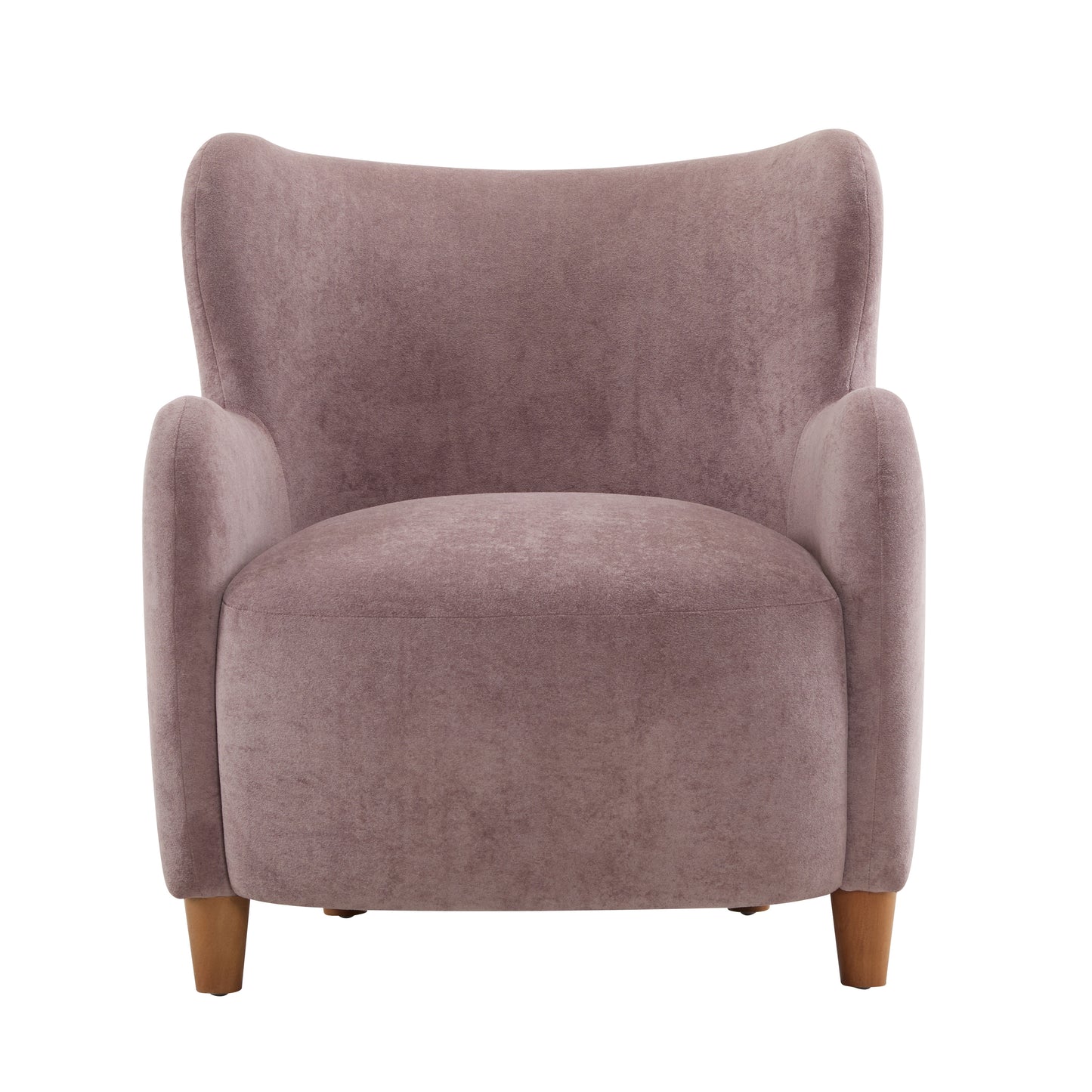 Zoe Fabric Wingback Accent Chairs Single Sofa