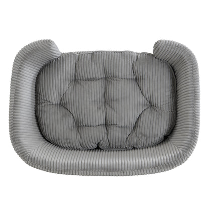 Samuel Mid Century Small Plush Pet Bed
