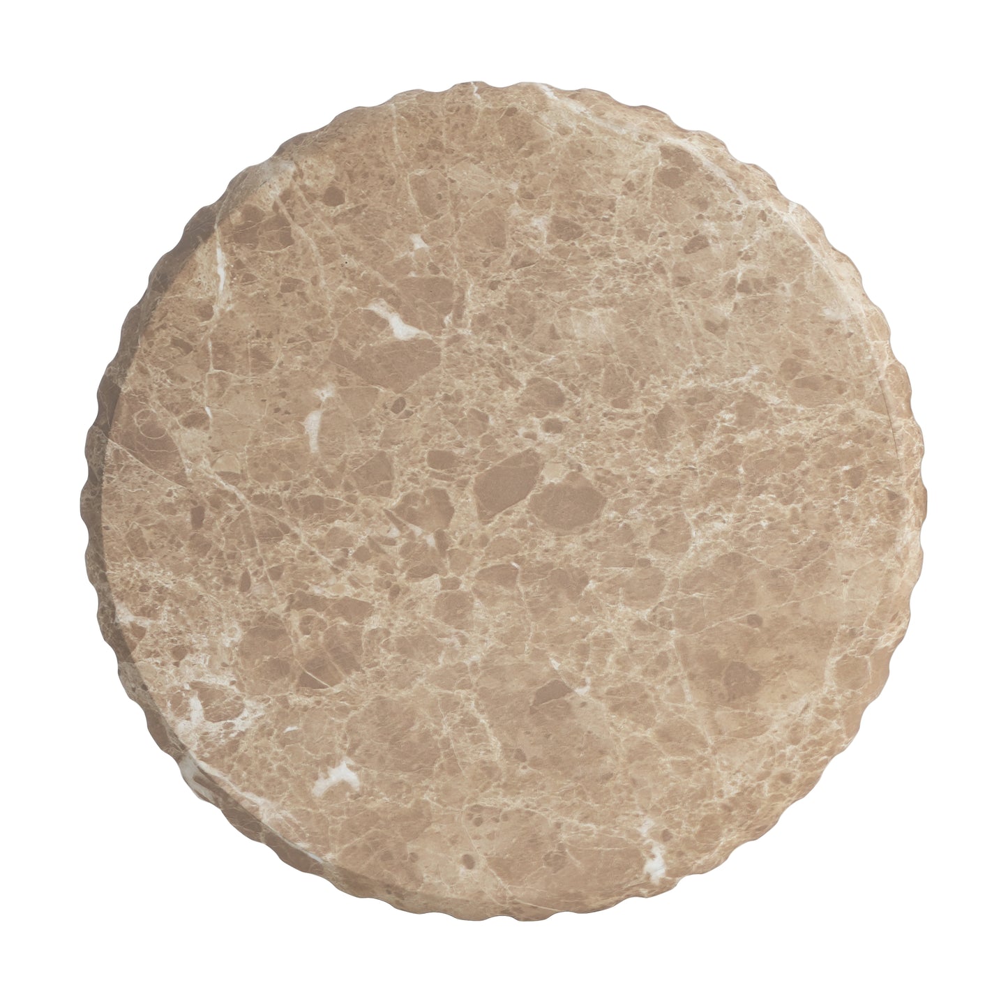 Alisarae Outdoor Cicci Carved Side Table