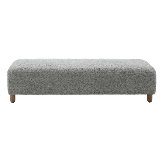 Versati Modern Comfortable Upholstered Ottoman