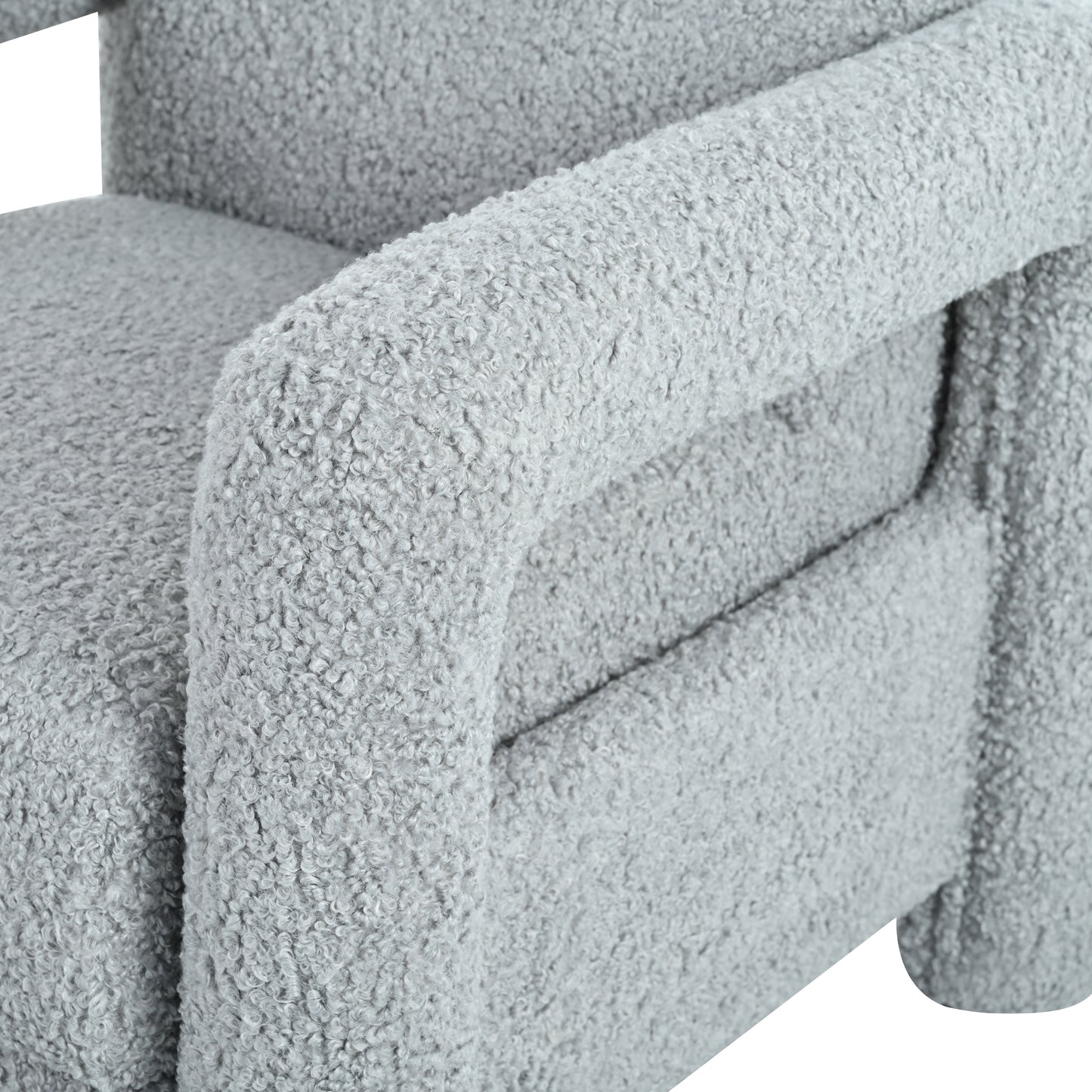 Zuvia Push Back Recliner Armchair Upholstered Recliner Chair Single Sofa