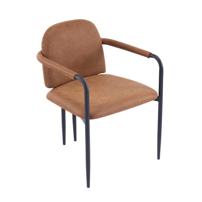 Harmonia Dinning Chair with iron frame-Set of 2