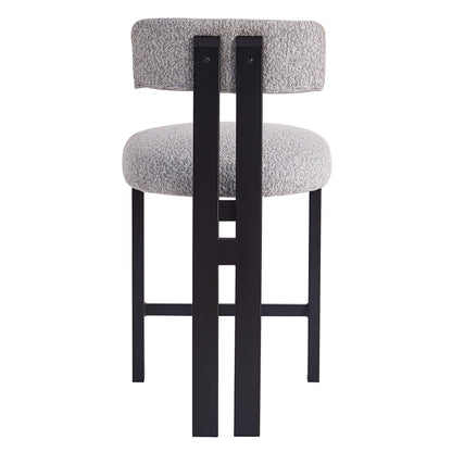 Lodge Modern Upholstered Counter Stools, Set of 2