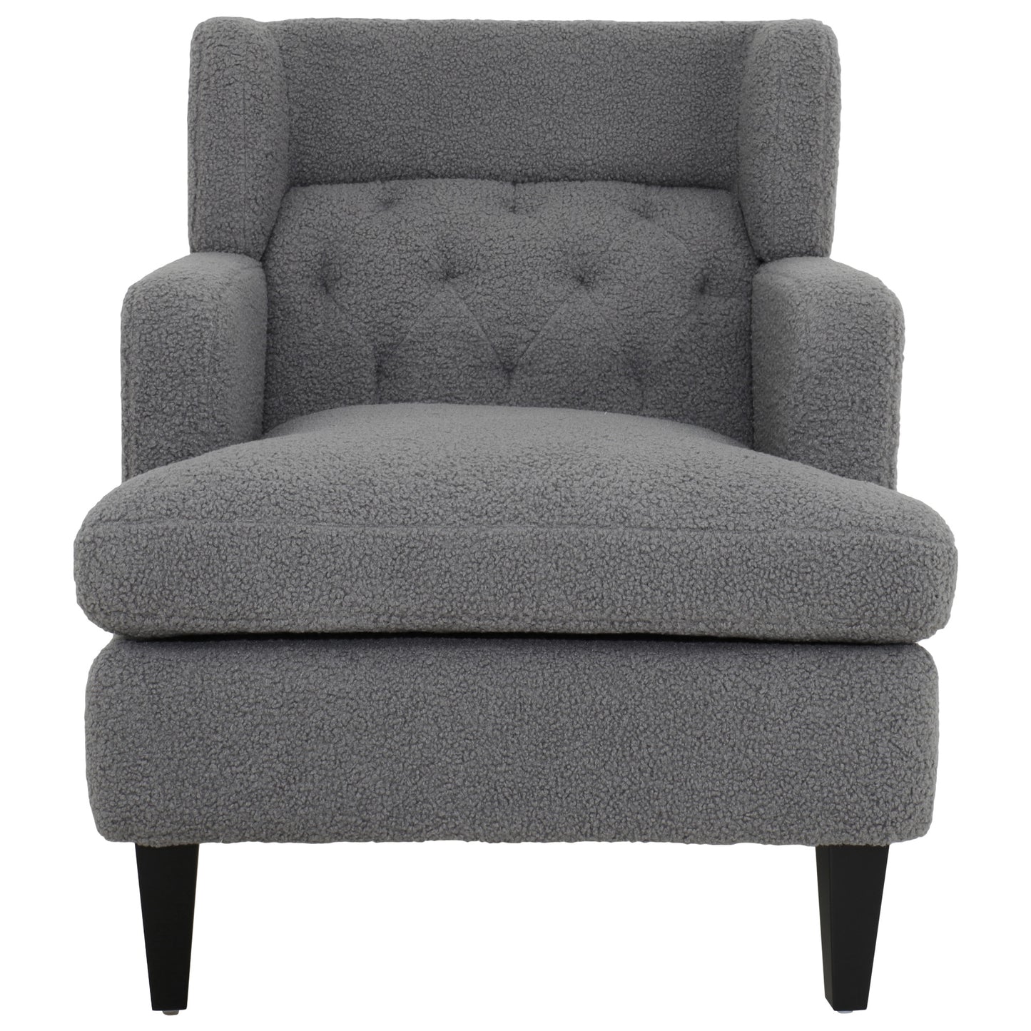 Dorelle Upholstered Accent Chair Tufted Armchair for Living Room and Bedroom