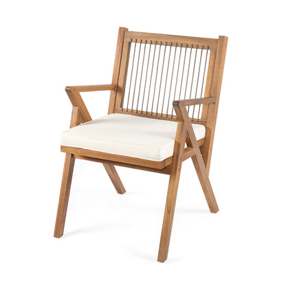 Vorynthae Patio Dining Chair with Cushion (Set of 2)