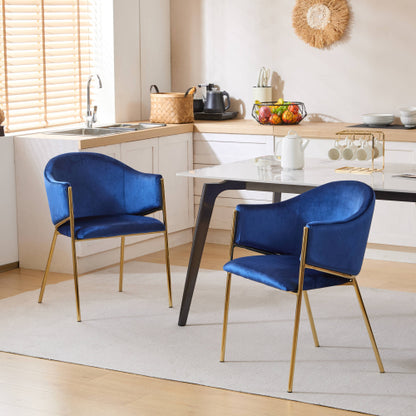 Aspena Modern Upholstered Velvet Dining Chairs