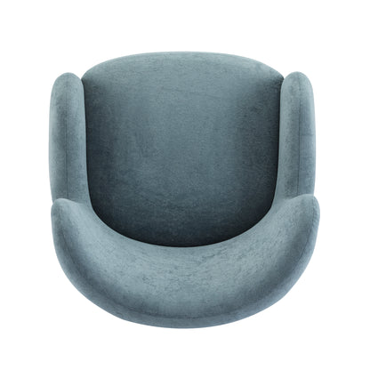 Zoe Fabric Wingback Accent Chairs Single Sofa