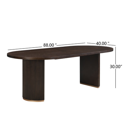 Transear Indoor Oval Dining Table