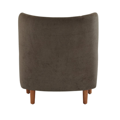 Parmelar Velvet Upholstered Wingback Club chair