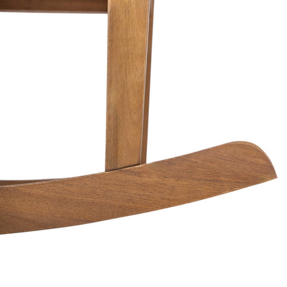 Deyric Outdoor Solid Wood Rocking Chair (Set of 2)