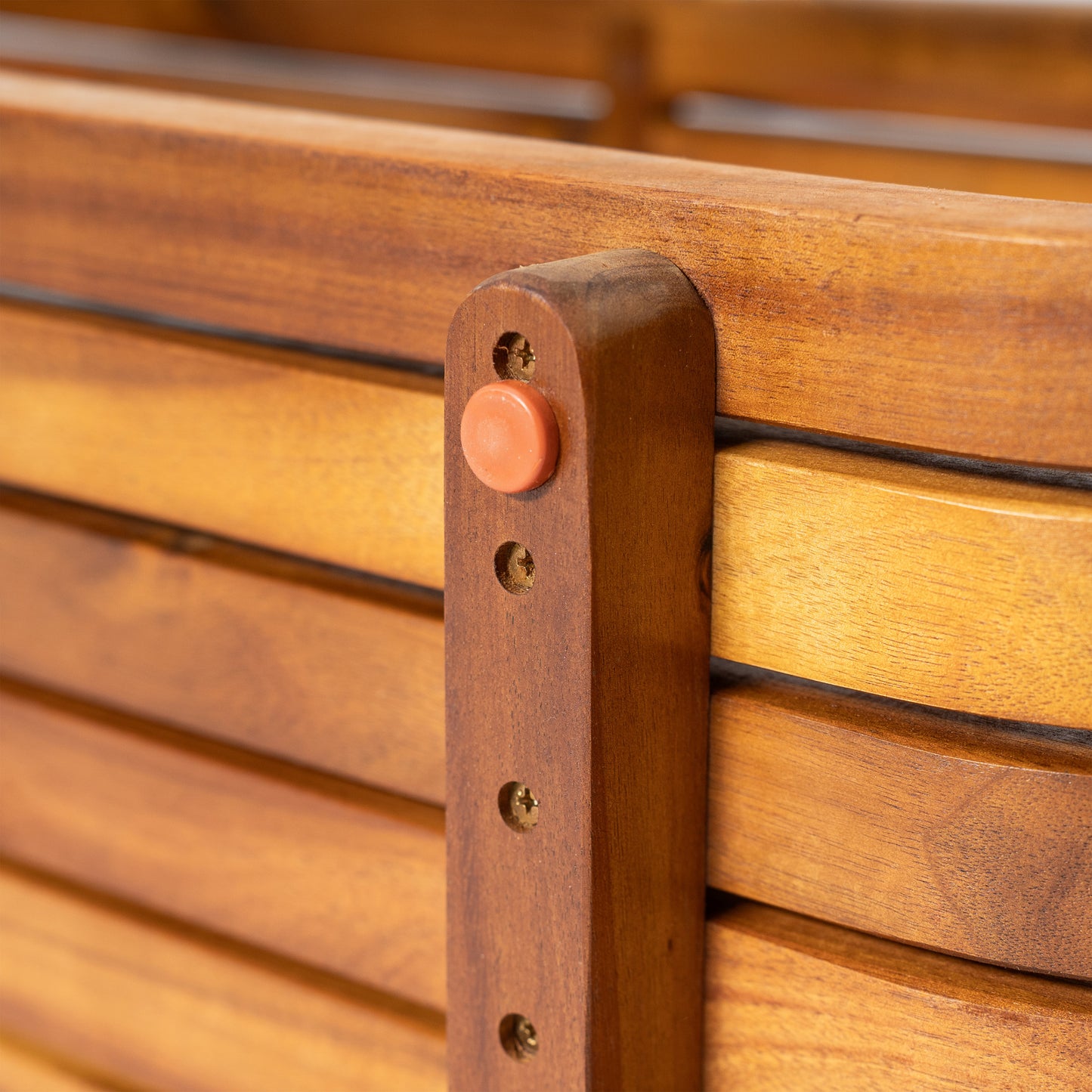 Ottilie Solid Acacia Wood Coffee Table – Timeless Elegance with Natural Warm Grain, Handcrafted for Serene Modern Living Spaces