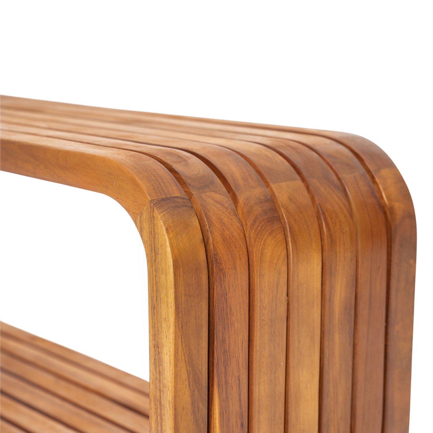 Ottilie Solid Acacia Wood Coffee Table – Timeless Elegance with Natural Warm Grain, Handcrafted for Serene Modern Living Spaces