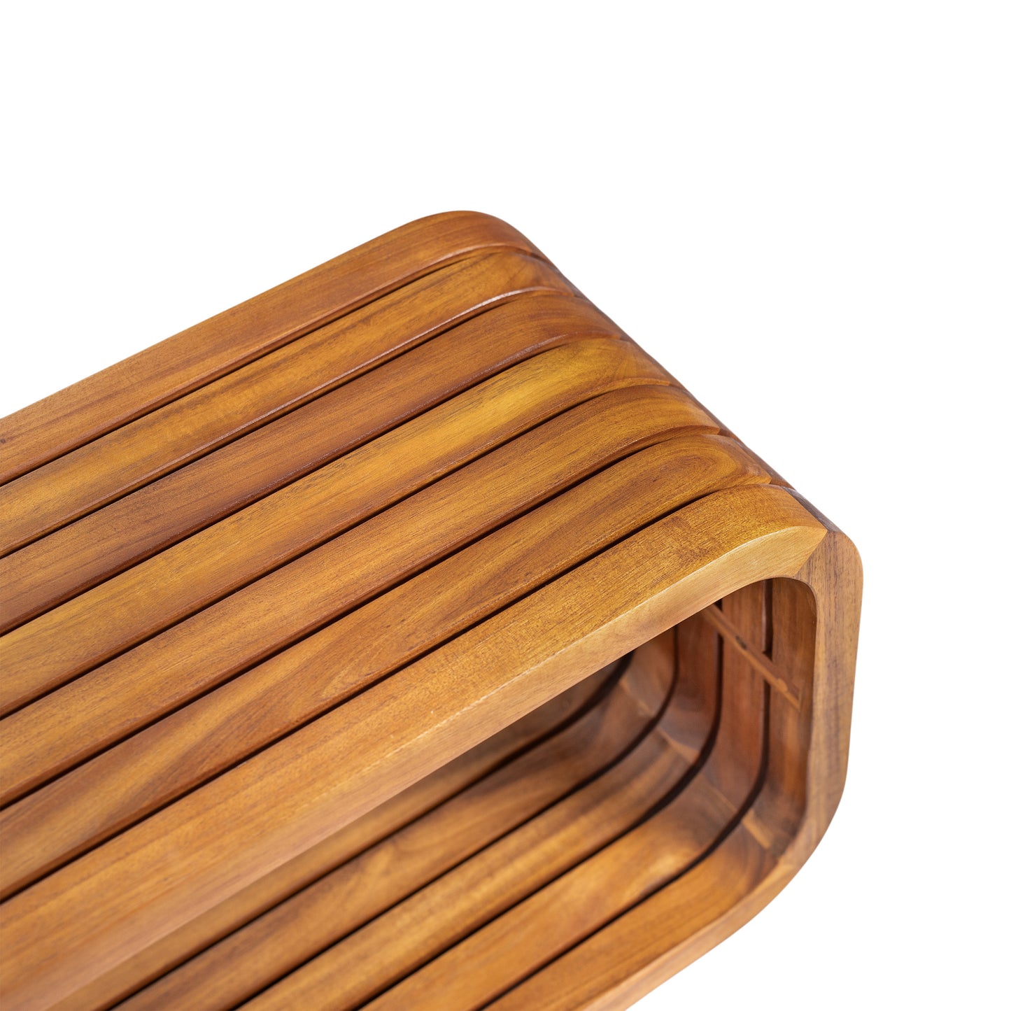 Ottilie Solid Acacia Wood Coffee Table – Timeless Elegance with Natural Warm Grain, Handcrafted for Serene Modern Living Spaces