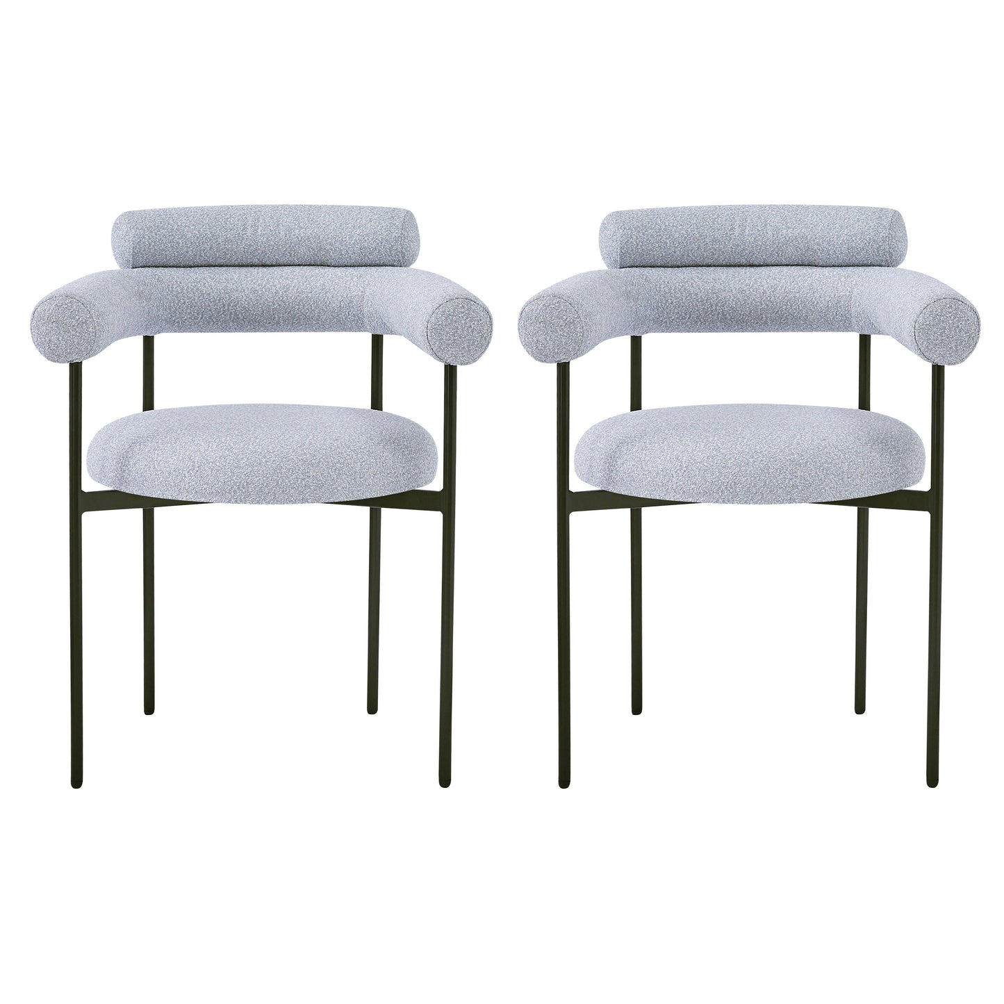 Jornic Modern Arm Upholstered Dining Chair