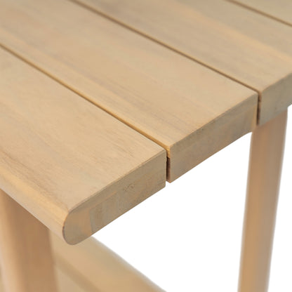 Araminta Wood side Rectangular Outdoor Buffet & Console Table