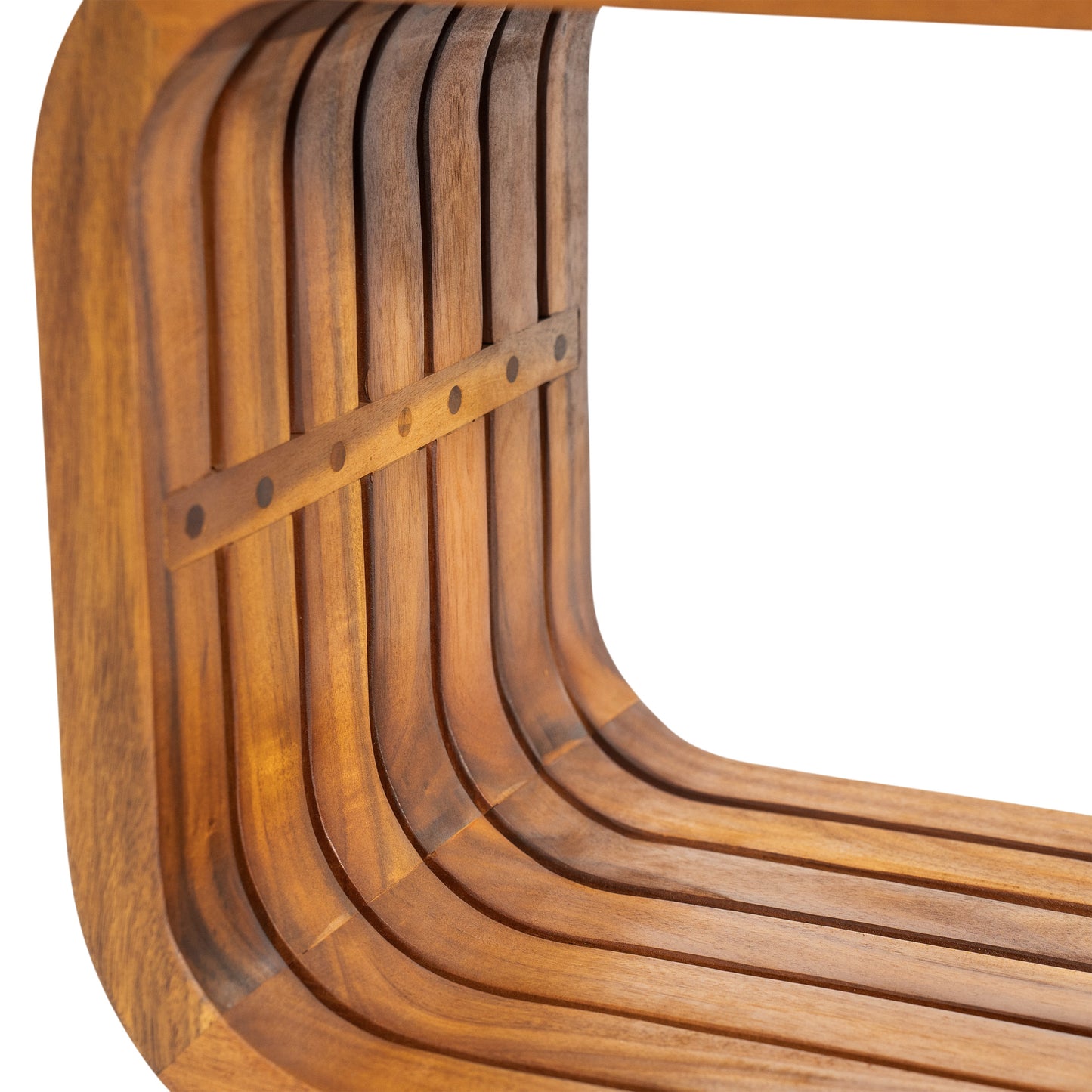 Ottilie Solid Acacia Wood Coffee Table – Timeless Elegance with Natural Warm Grain, Handcrafted for Serene Modern Living Spaces