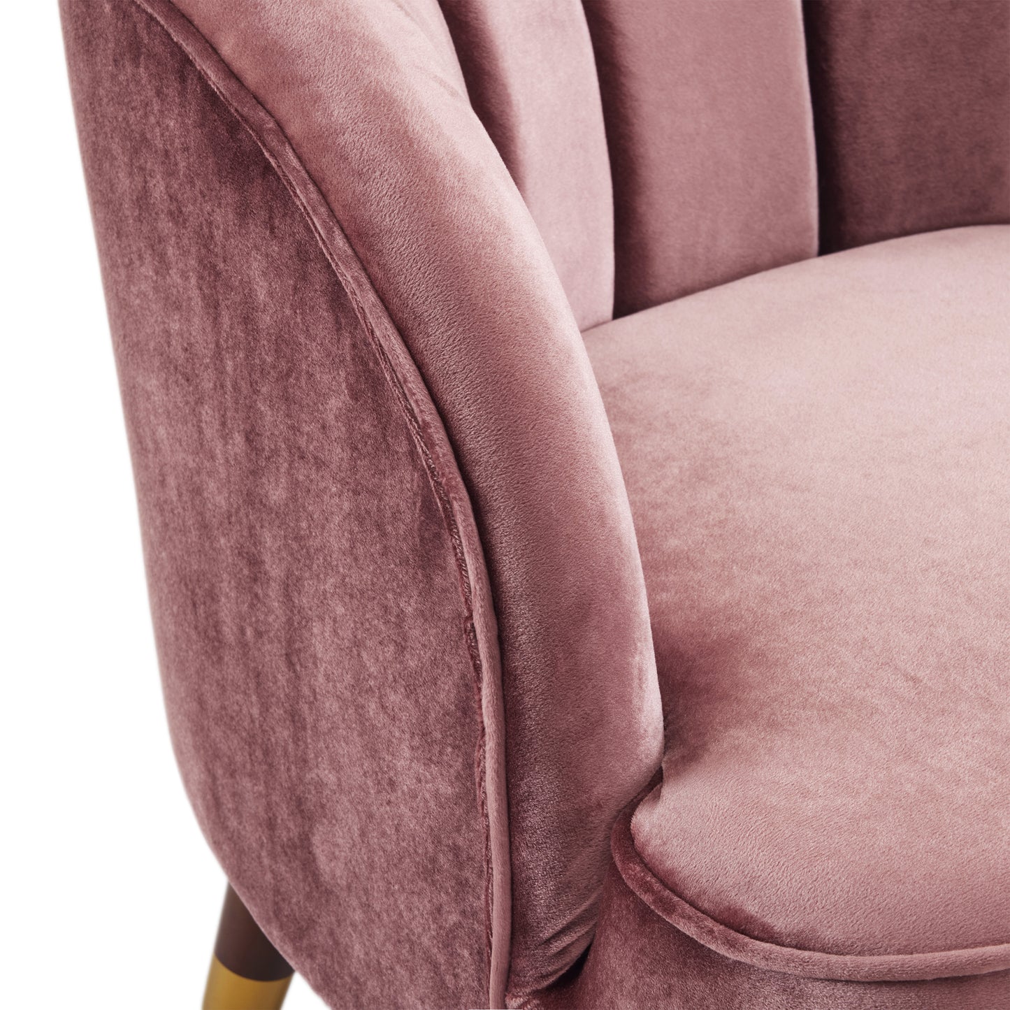 Veneras Velvet Barrel Club Chair