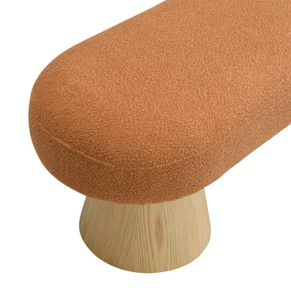 Hrafnol 64"L  Dining Bench for Dining Room, Upholstered Bedroom End of Bed Entryway Bench