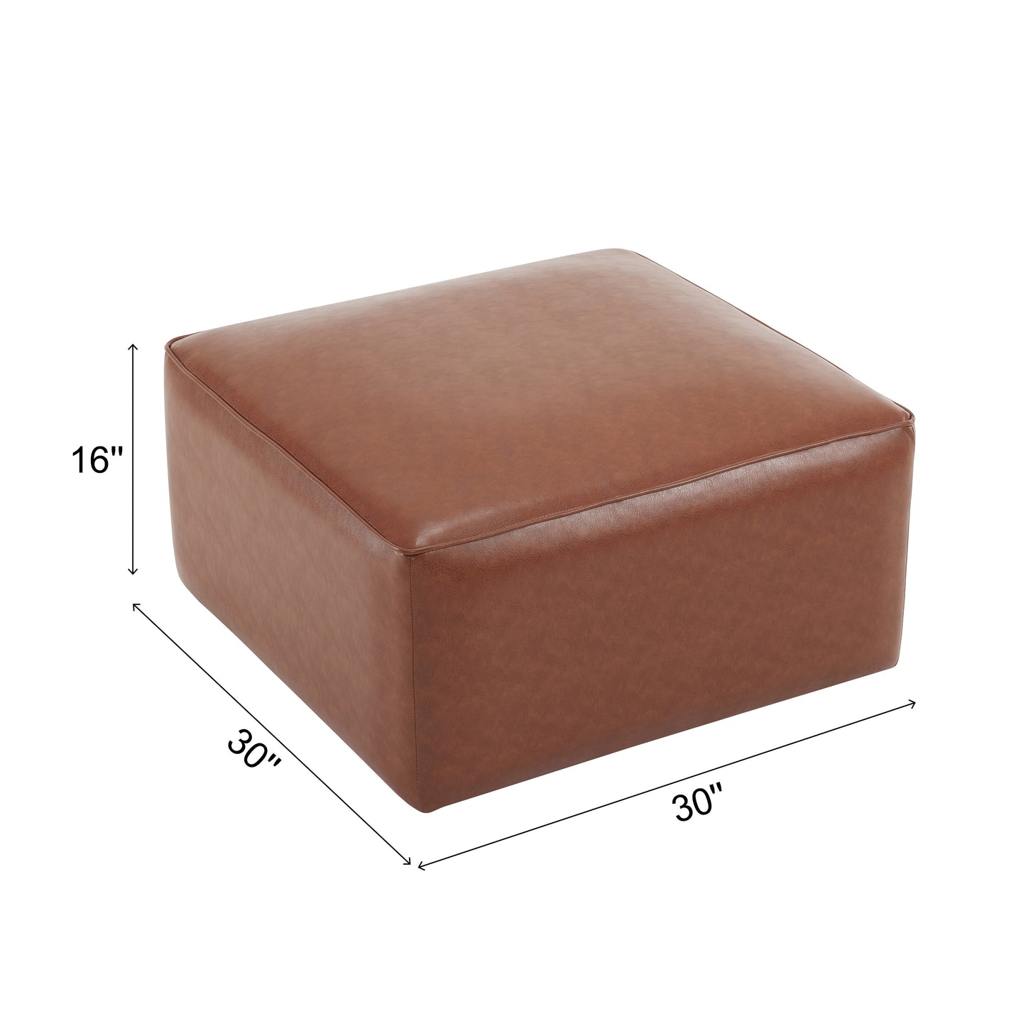 Mirabelle Indoor PU Ottoman