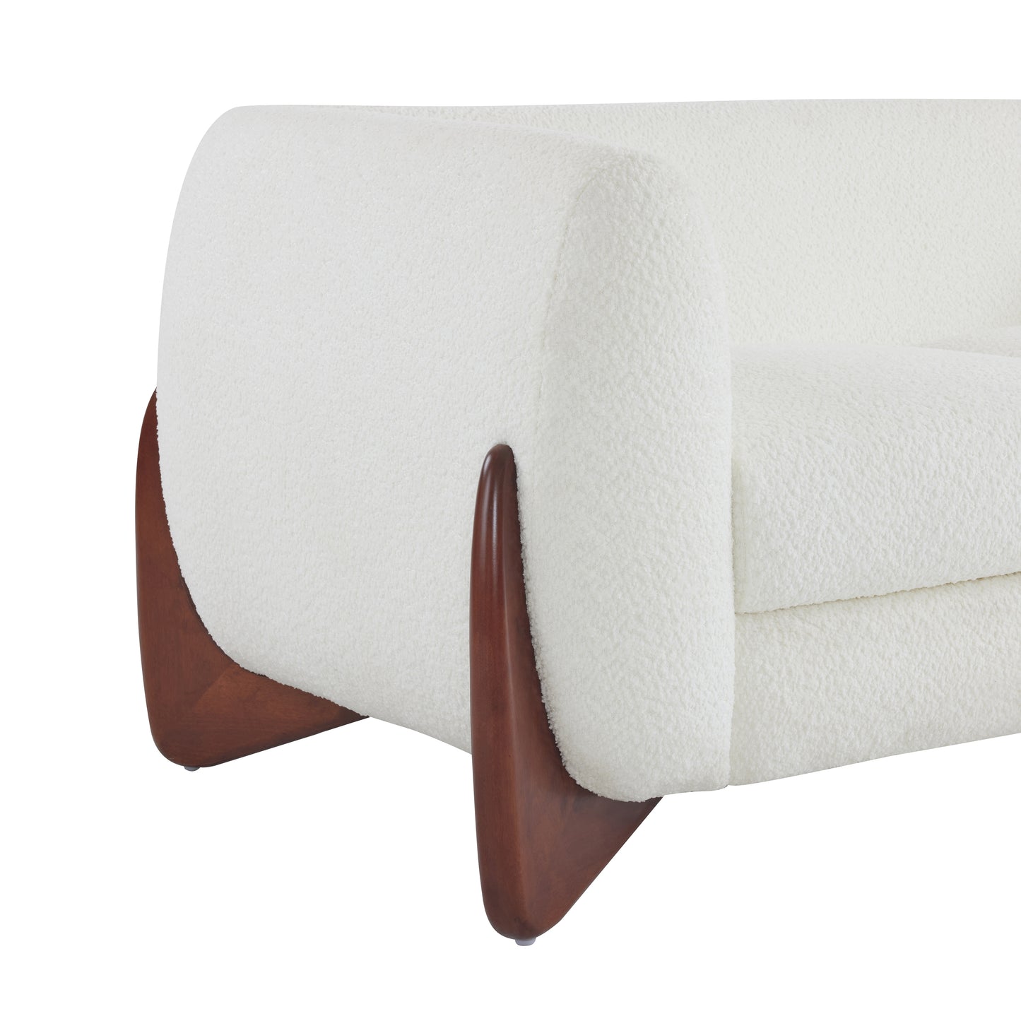 Amberlyner 82Inches Boucle Sherpa Sofa