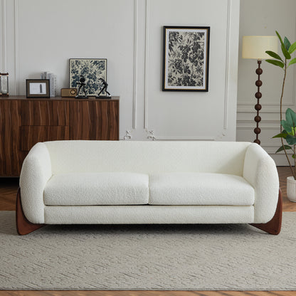 Amberlyner 82Inches Boucle Sherpa Sofa