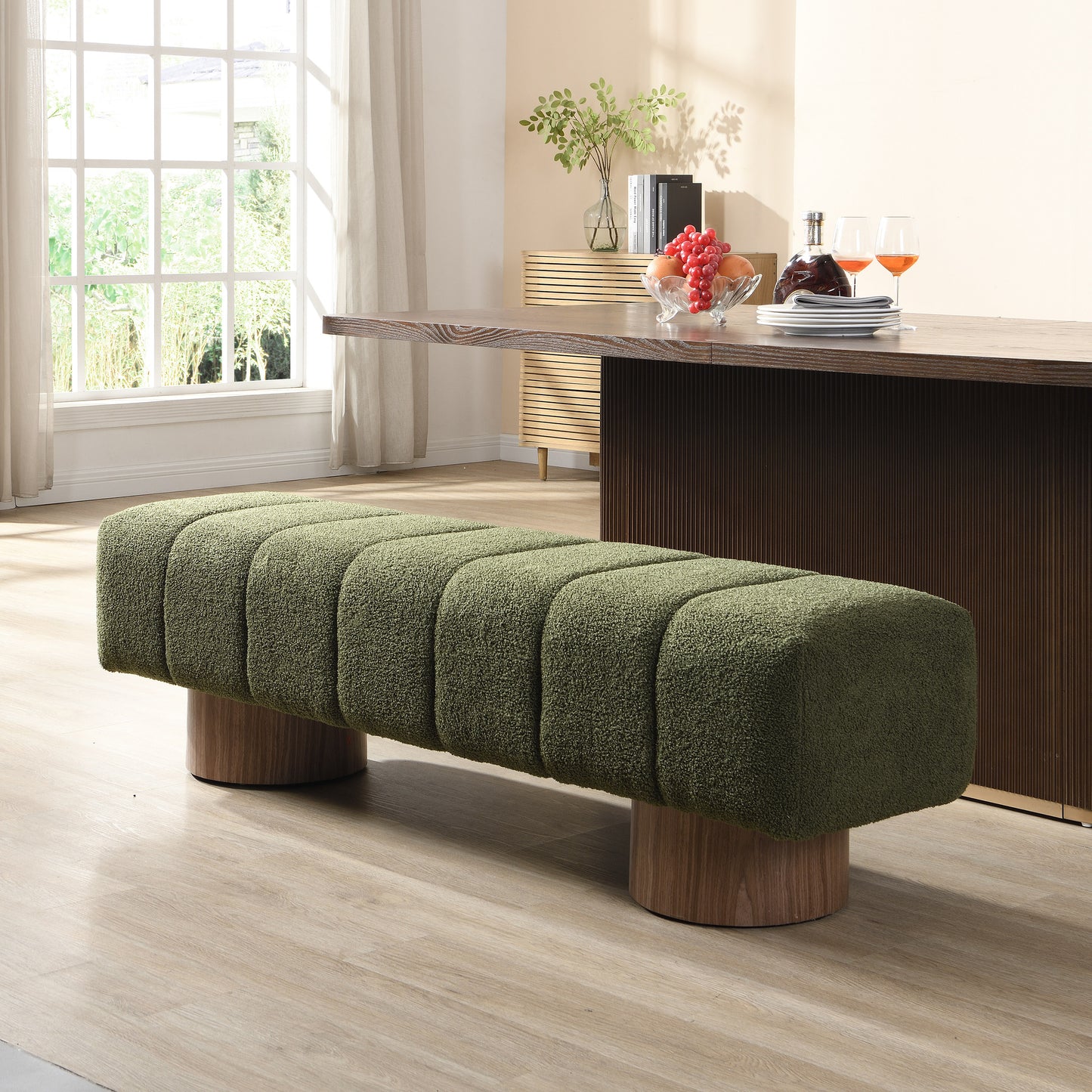 Eydian Upholstered Dining Bench for Dining Room