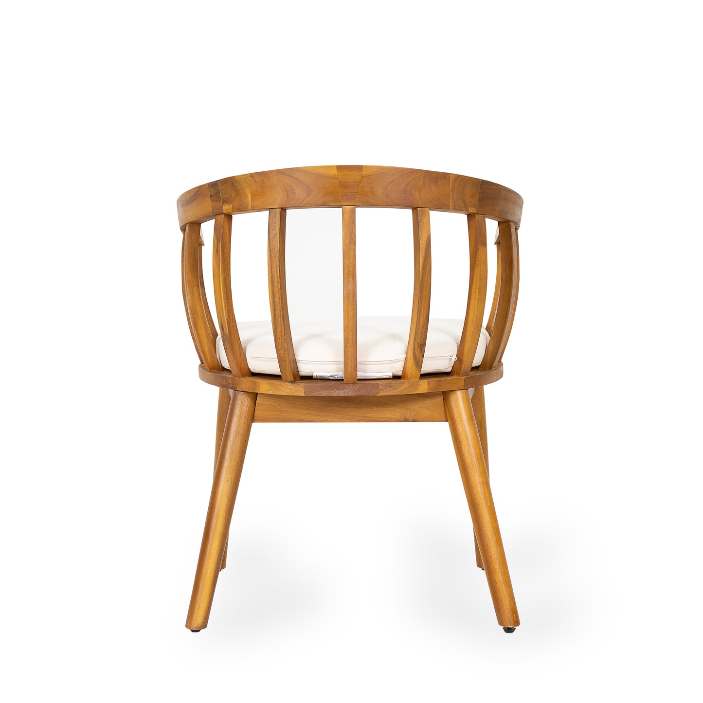 Klismos Solid Wood Upholstered Dining Armchair,Set of 2