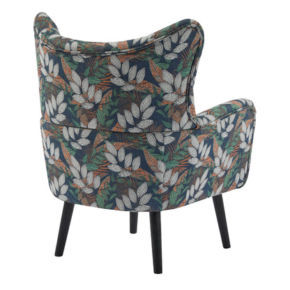 Button Tufted Style Wingback Arm Chair