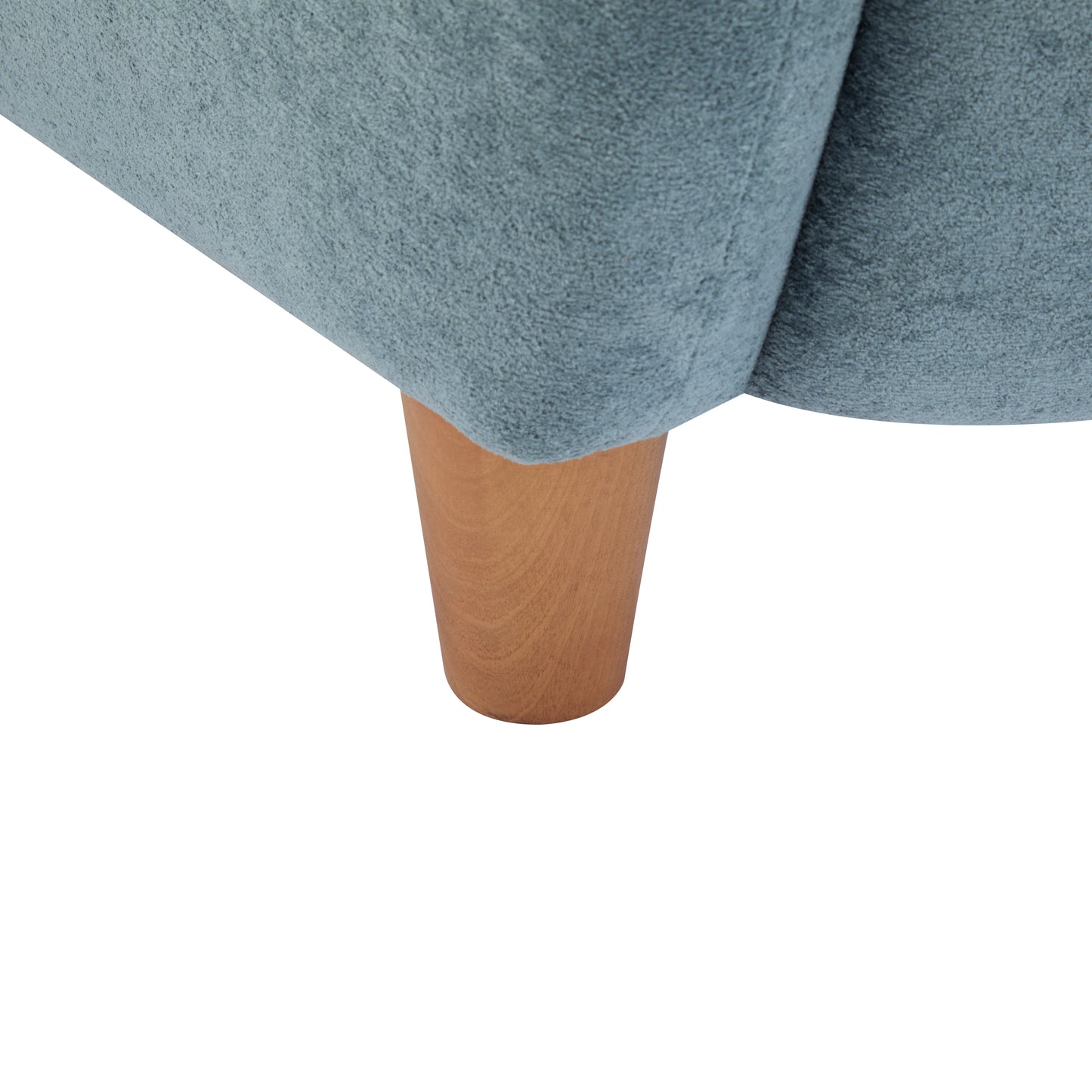 Zoe Fabric Wingback Accent Chairs Single Sofa