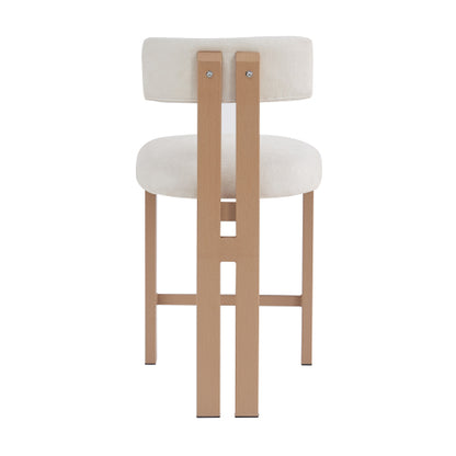 Lodge Modern Upholstered Counter Stools, Set of 2