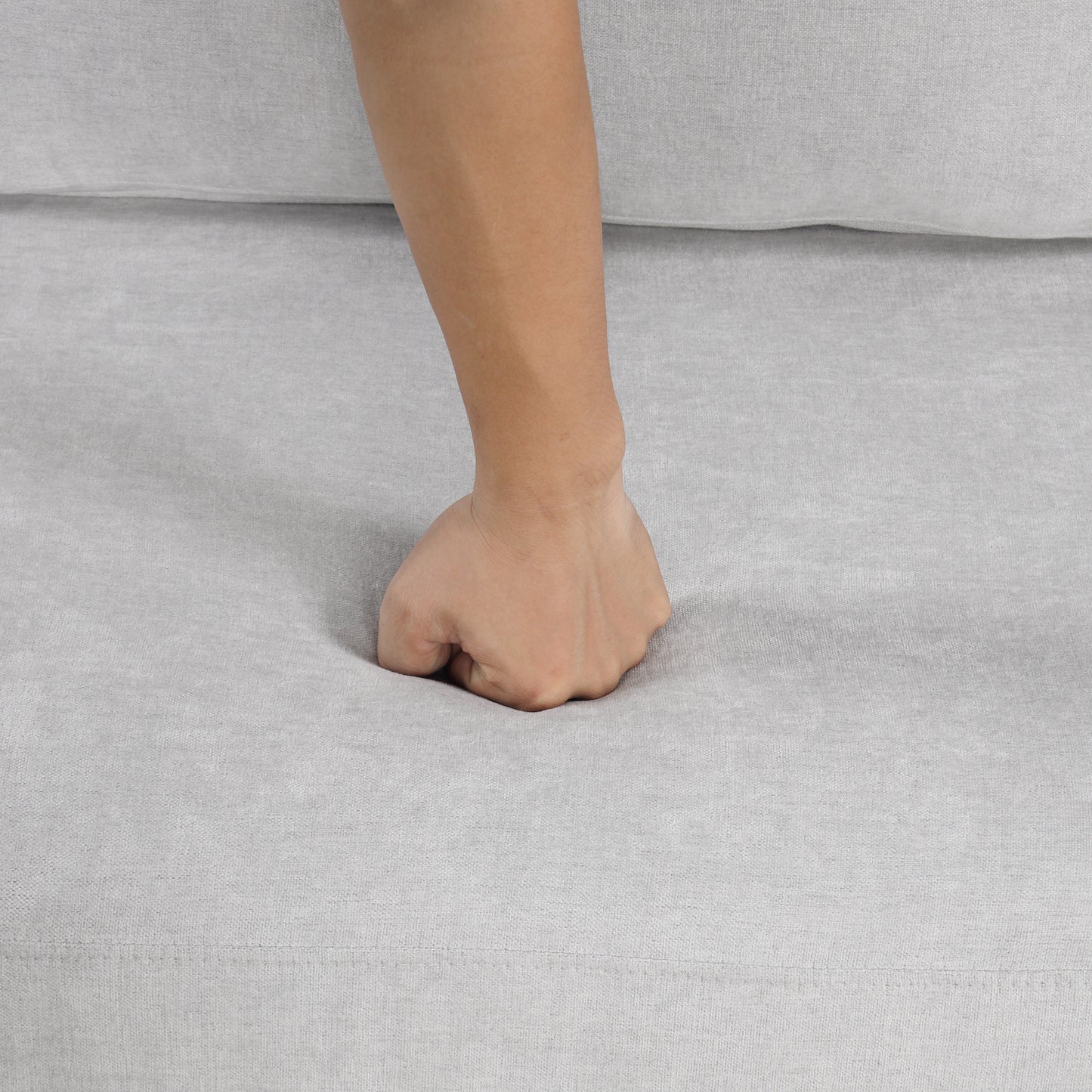 Serava Sectional Sofa Upholstered Sofa Couch with Reversible Armrests for Living Room