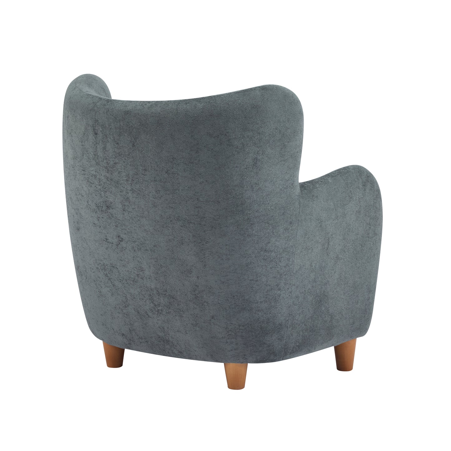 Zoe Fabric Wingback Accent Chairs Single Sofa