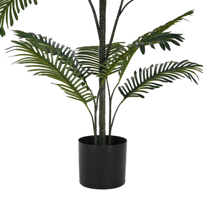 Fintan 86" Artificial Palm Tree with Black Plastic Pot