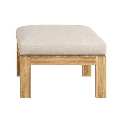 Silas Outdoor 3pcs Acacia Sectional Patio Sofa Set With Coffee Table