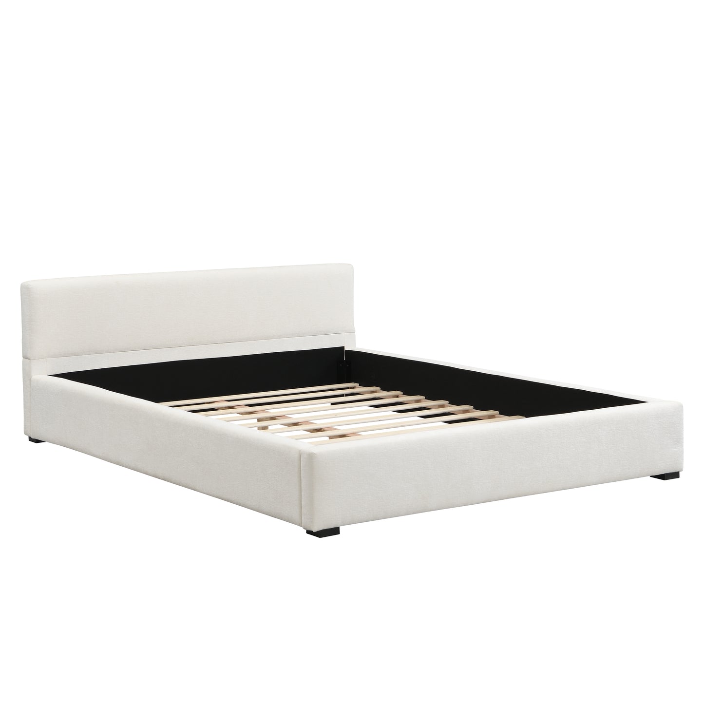 Oravionis Modern Nordic Design Elegant Beige Wide-edge Bed
