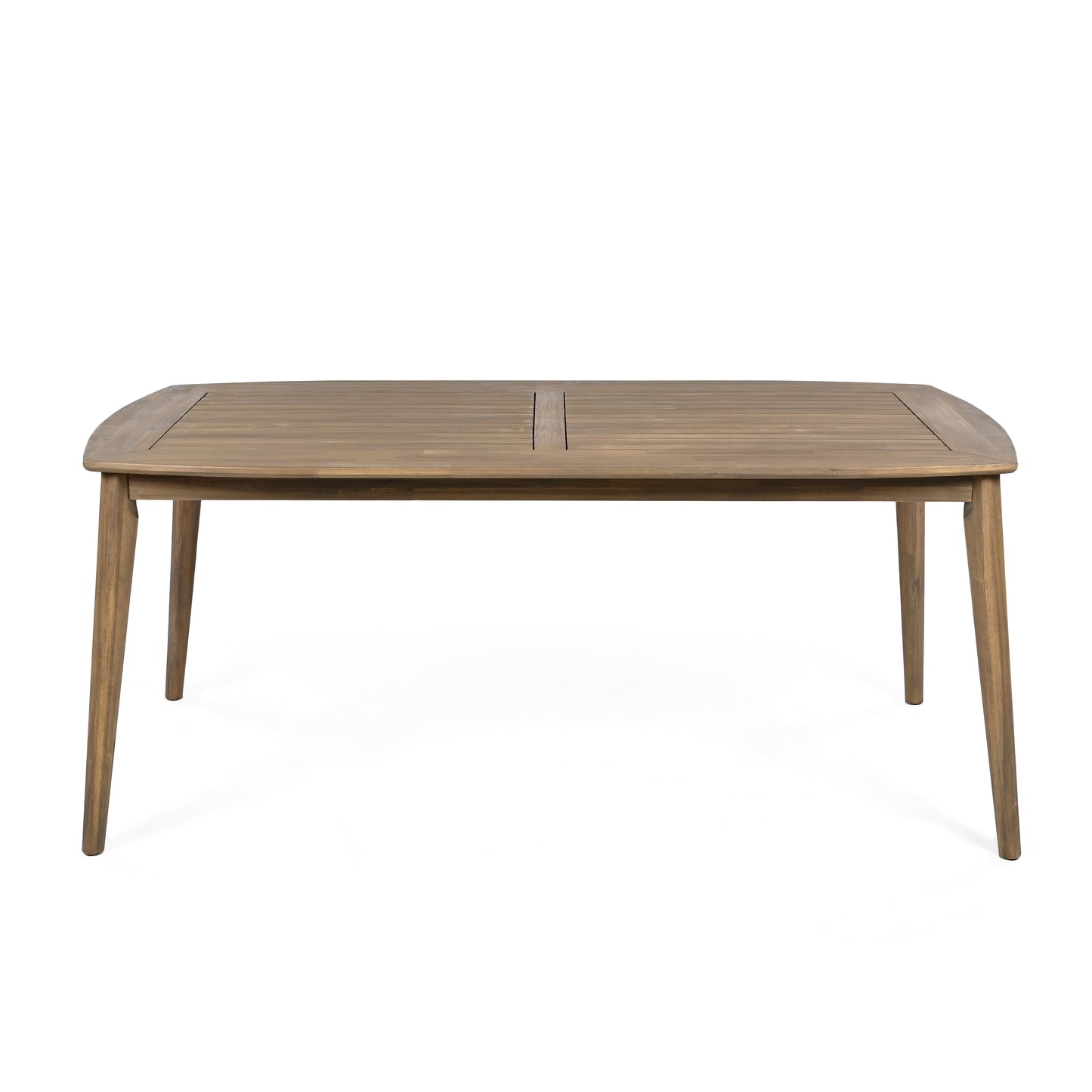 Junosila 5-Piece Acacia Wood Outdoor Dining Set - 70.75" Table & 4 Chairs with Cushions