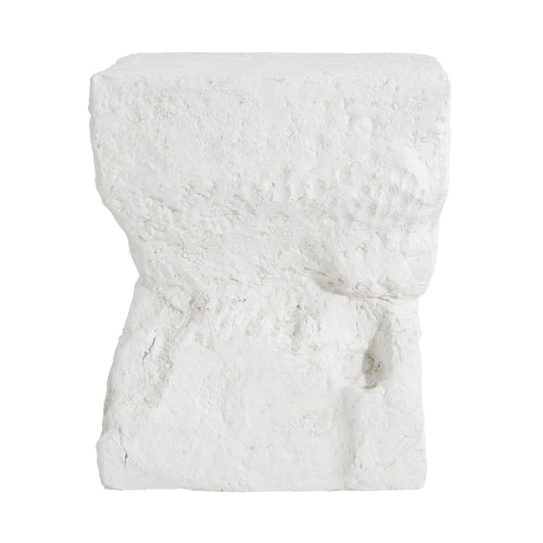 Caleo Outdoor Paito Modern Minimalist MGO Side Table, White