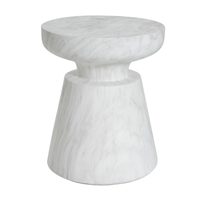 Orvellan Outdoor Ponti Travertine Side Table