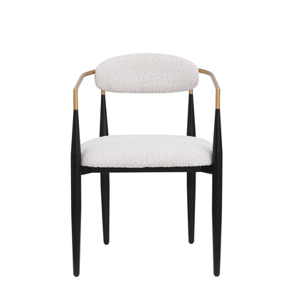 Camas Zephyr Indoor Fabric Dining Chair Set of 2