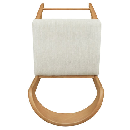 Cavovasir Solid Rubber Wood Counter Stools,Set of 2