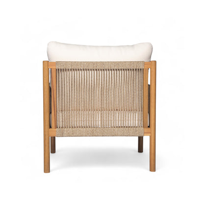 Orrenrenar Modern Outdoor Woven Lounge Chair with Cushions