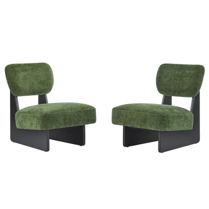 Brilinos Modern Lounge Chair Minimalist Design, Stylish and Comfortable,Set of 2