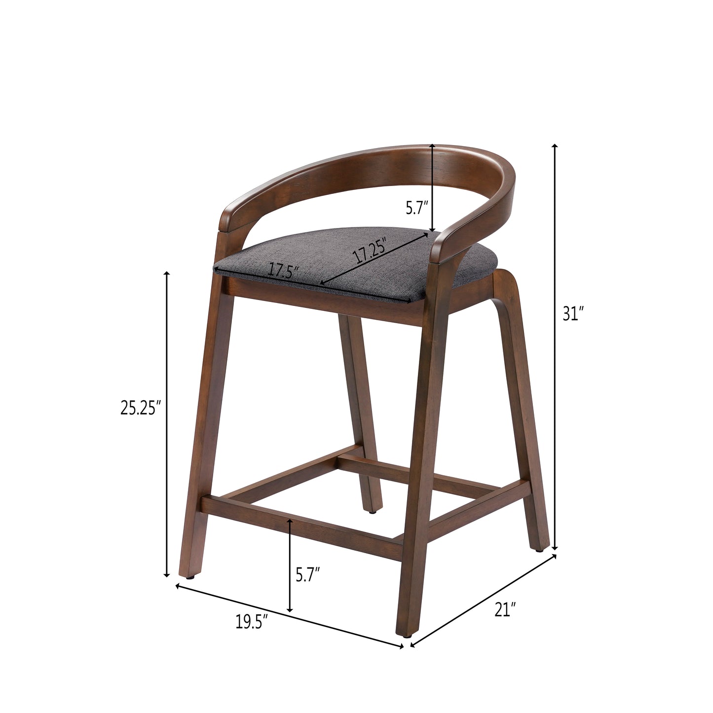 Evereste Counter Stools with Cushions